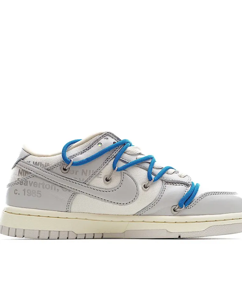 Nike 0ff-White x Nike Dunk Low "02 of 50" OW White Grey