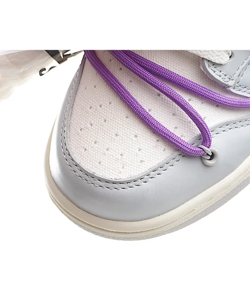 Nike SB Dunk OFF-WHITE Gray Purple