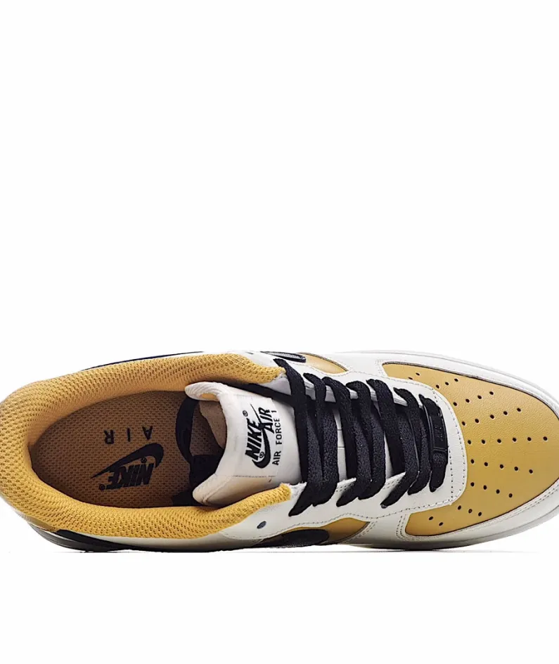 Nike Air Force1 07 White Black Yellow