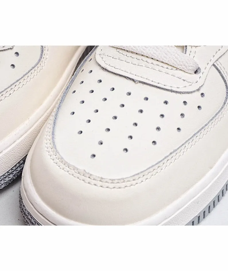 Nike Air Force 1 Mid High Top Beige Grey