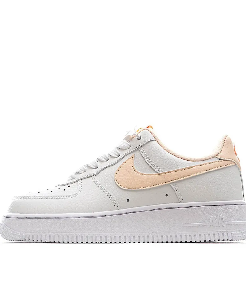 Nike Air Force 1 White and Orange