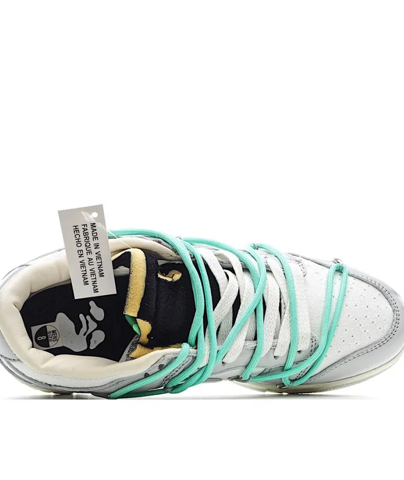 Nike 0ff-White x Nike Dunk Low "04 of 50" OW White Grey