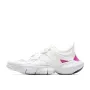 NIKE FREE RN FLYKNIT 5.0 Running Shoes White Fuchsia