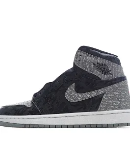 Air Jordan 1 High OG AJ1 High Top Series Black Grey