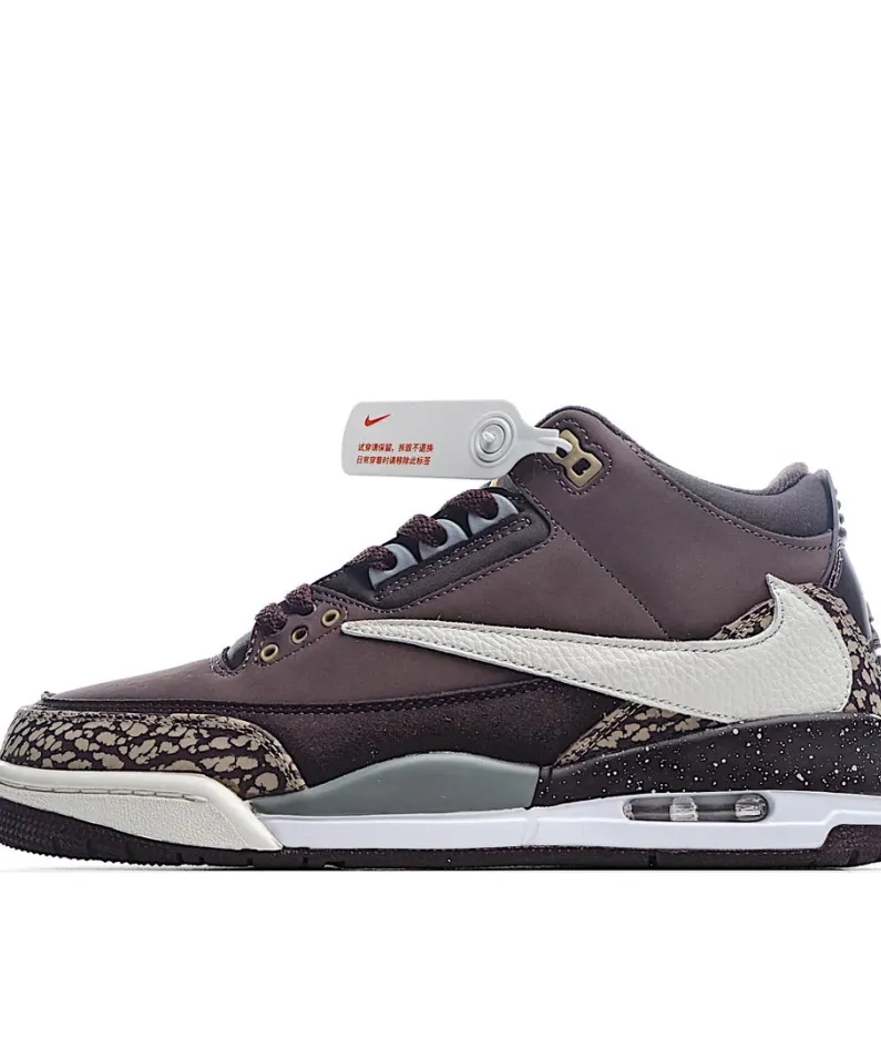 Travis Svott X Air Jordan 3 Barb Khaki
