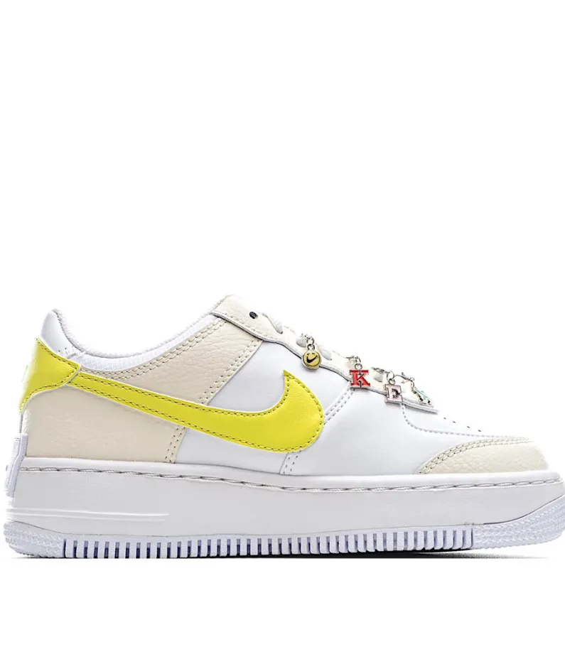 Nike Air Force 1 Shadow Have A Nike Day   米 白 黄 