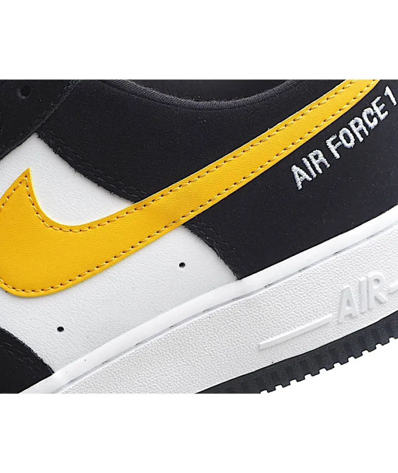 Nike Air Force 1 Low Sneakers Black & Yellow