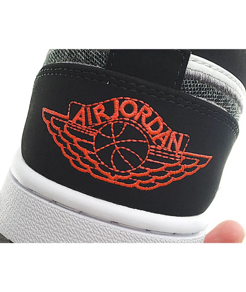 Air Jordan 1 Retro Low 'Black Infrared'