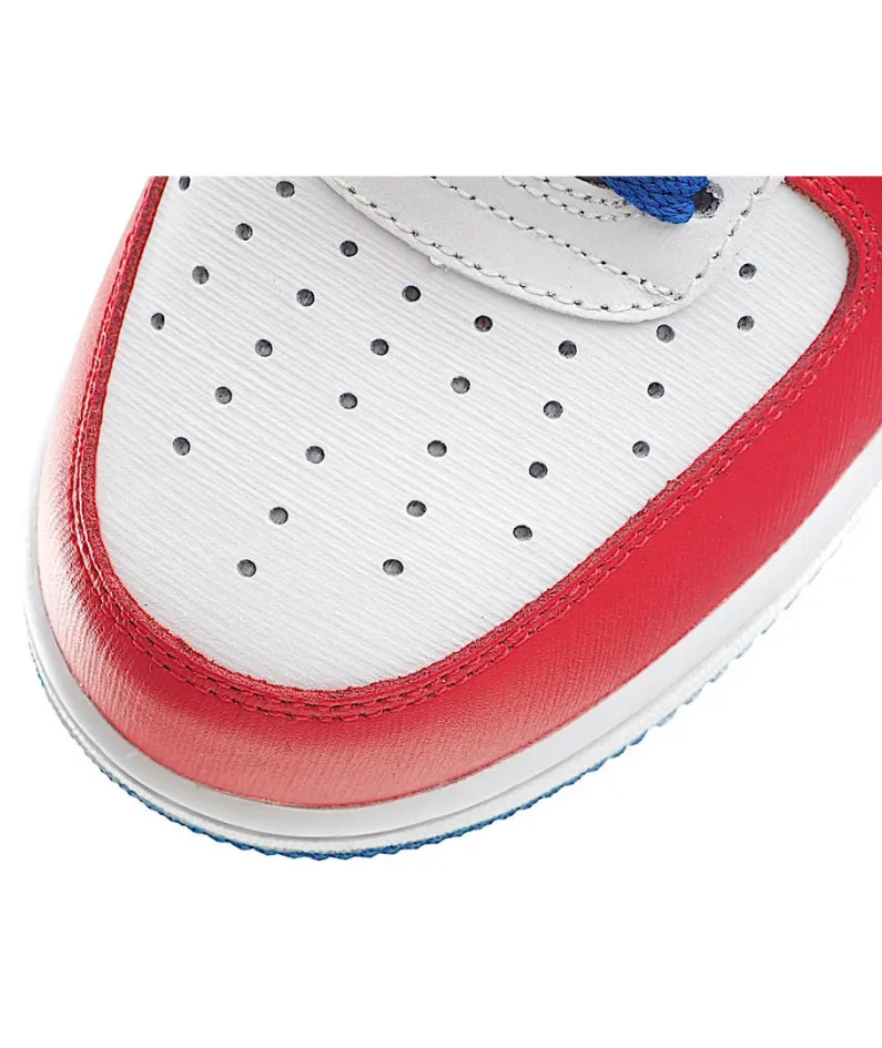 Nike Air Force 1 Low White Red Blue