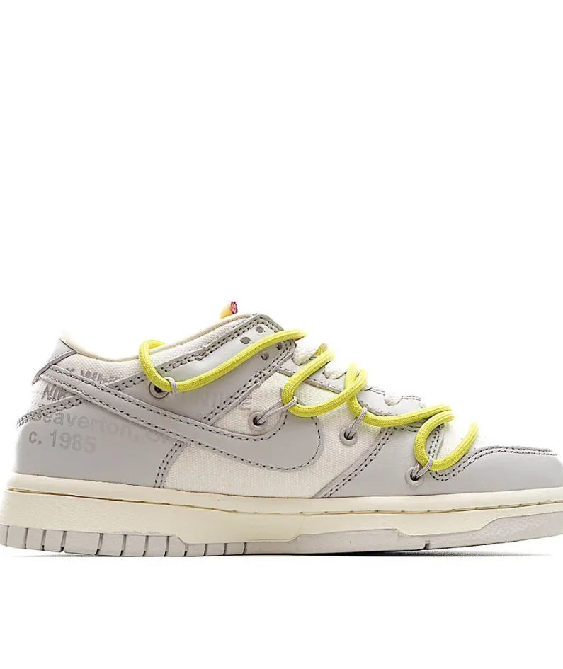 Nike 0ff-White x Nike Dunk Low "02 of 50" OW White Grey