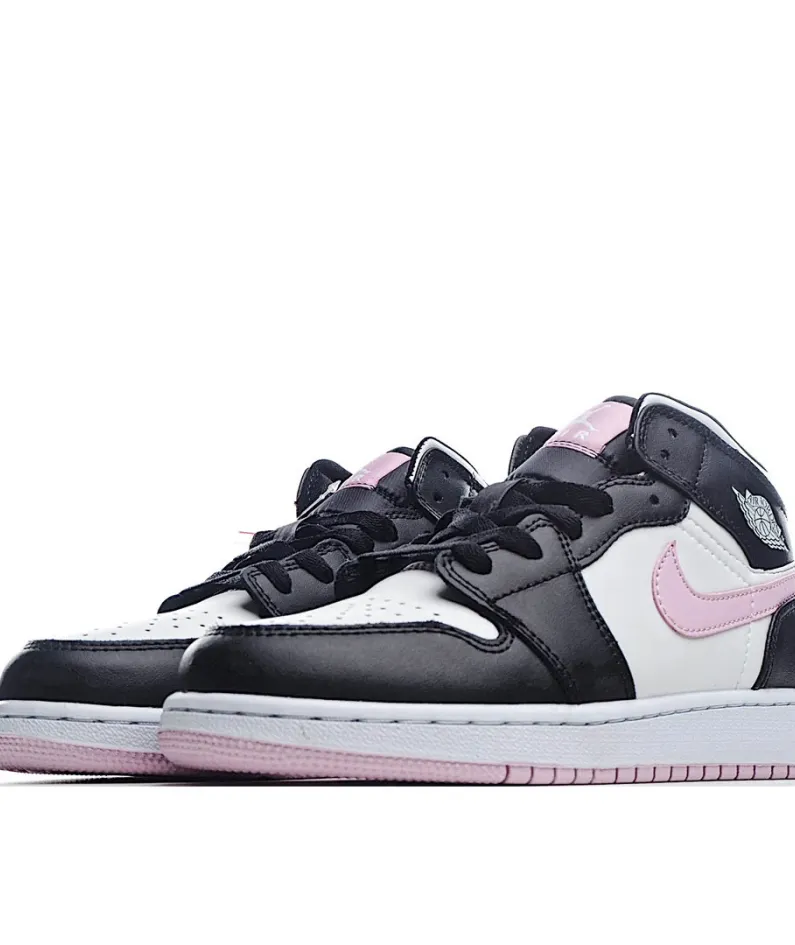 Air Jordan 1 Mid GS 'White Light Arctic Pink'