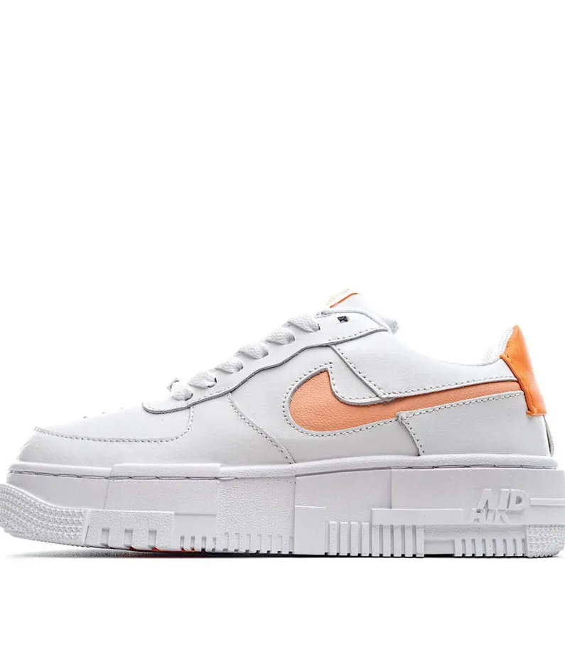 Nike Air Force 107 White and Orange