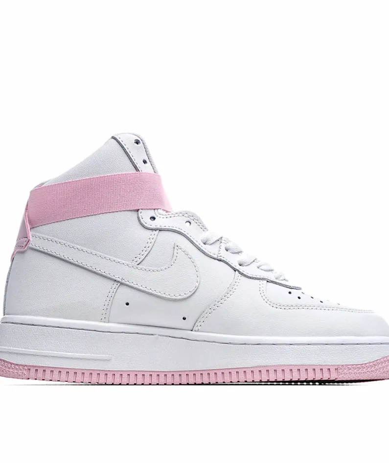Nike Air Force 1 Mid High Top White Powder