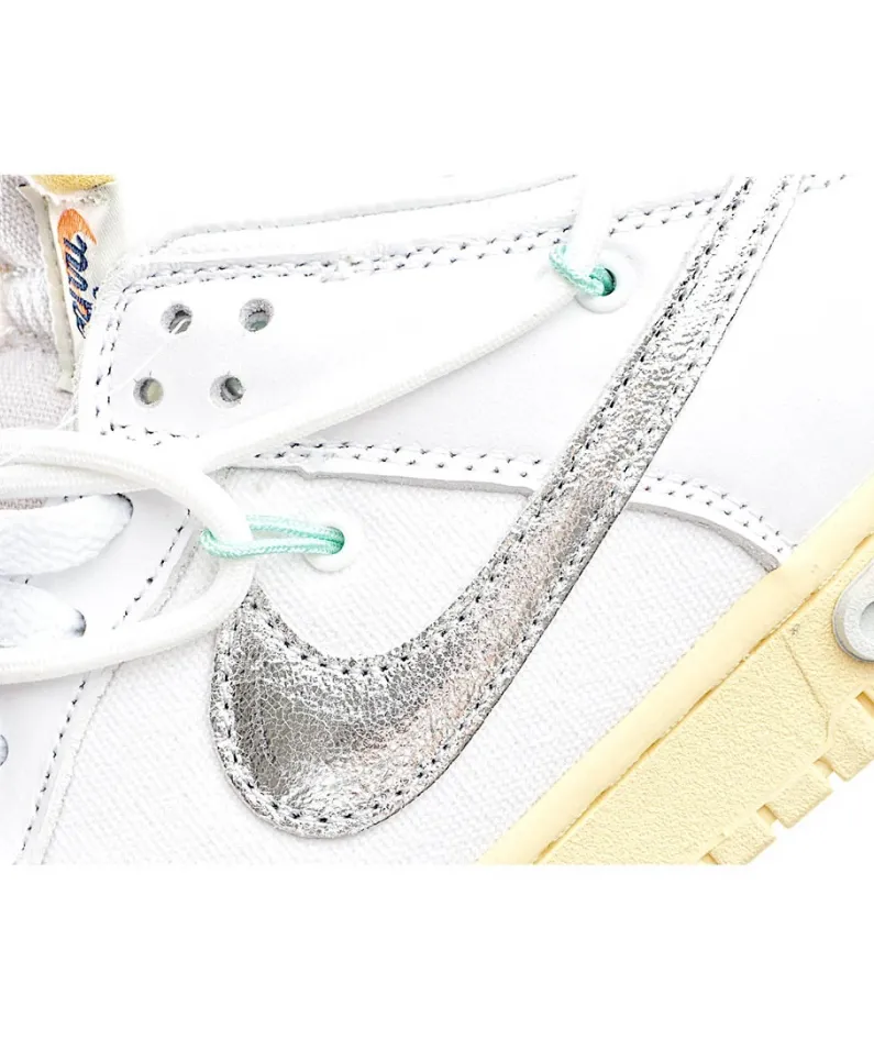 Nike 0ff-White x Nike Dunk Low "01 of 50" OW White Silver