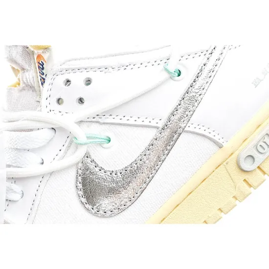 Nike 0ff-White x Nike Dunk Low "01 of 50" OW White Silver