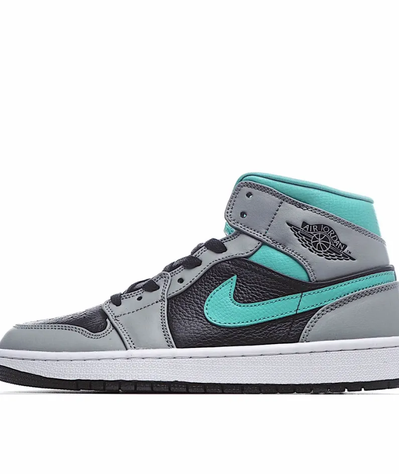 Air Jordan 1 Mid 'Grey Aqua'