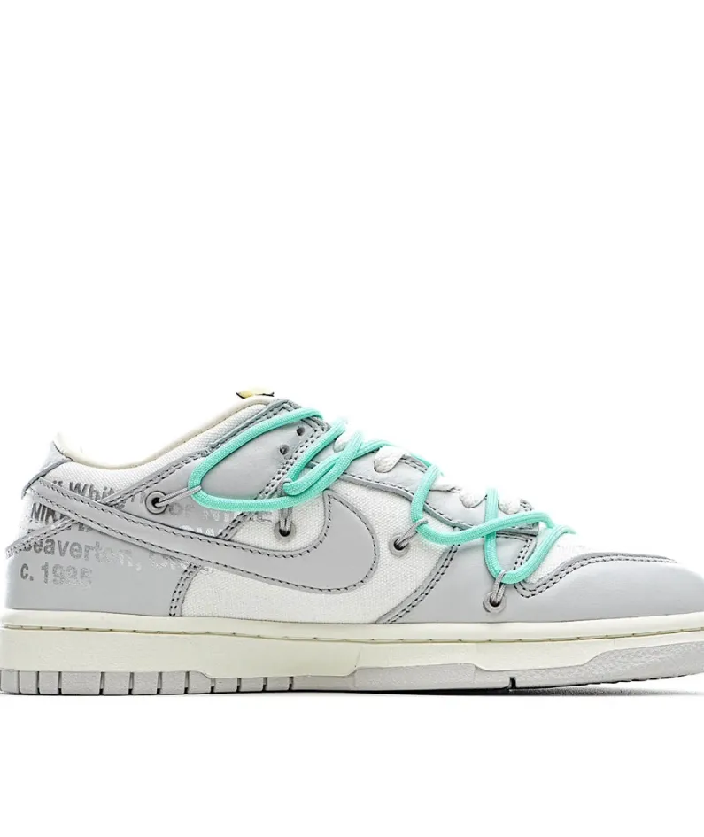 Nike 0ff-White x Nike Dunk Low "04 of 50" OW White Grey