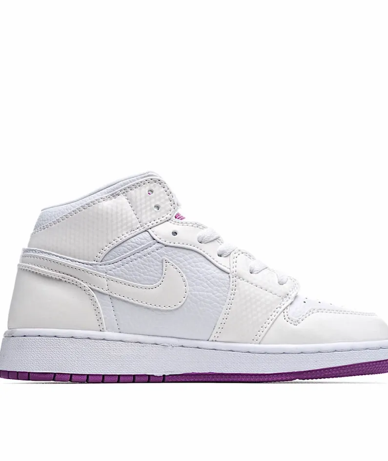 Air Jordan 1 Mid GG AJ1 Joe 1 Colorful Pink Chameleon Ultraviolet Temperature Change 555112-ID