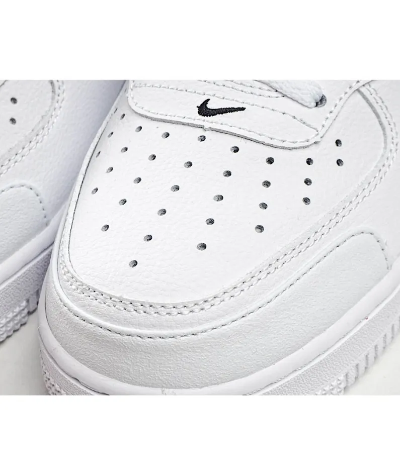 Nike Air Force 1 Lv8 Mid Top White Black 3M Reflective