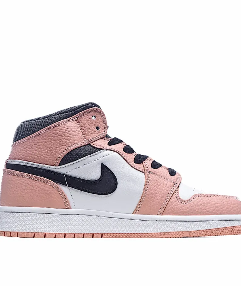 Air Jordan 1 Mid GS 'Pink Quartz'