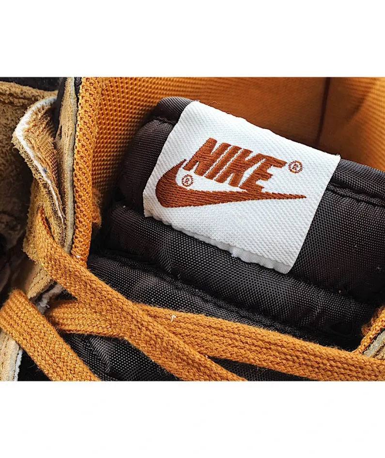 Nike Dunk High Dark Curry Yellow Black