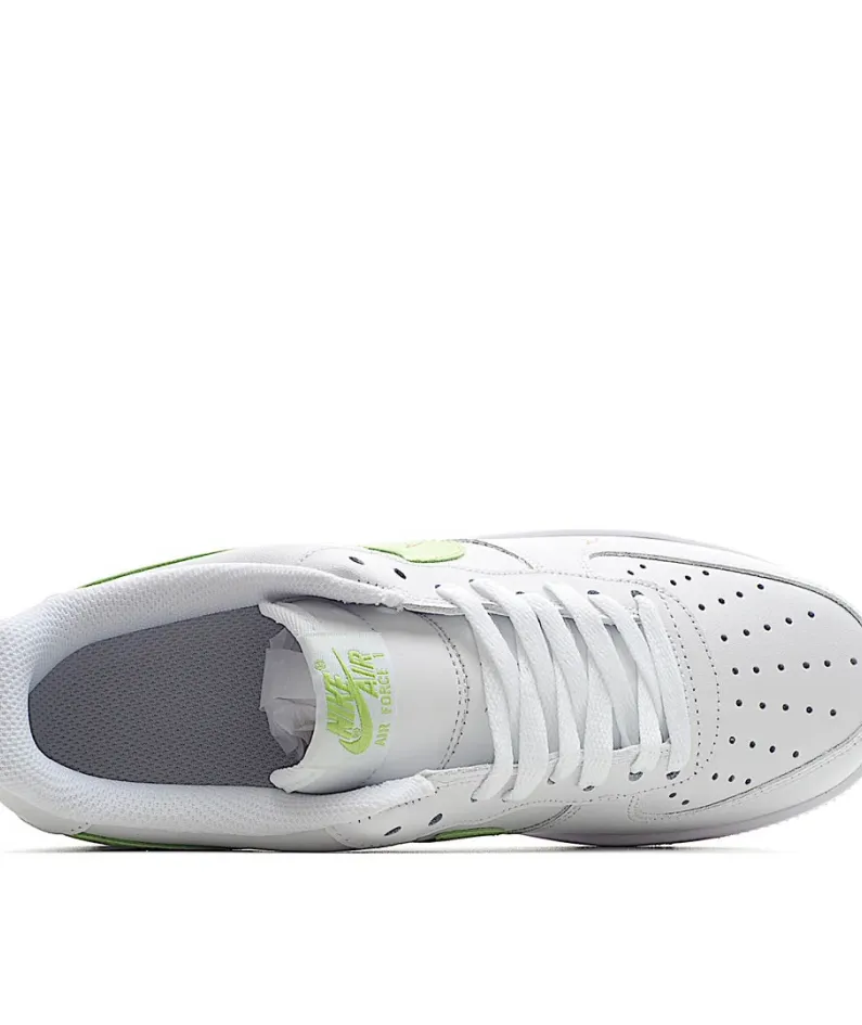 Nike Air Force 107 Low White Green Low Top