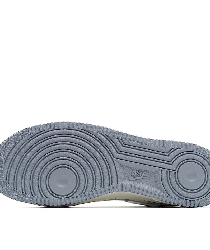 Nike Air Force 1 07 White Grey Blue Yellow