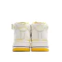 Uninterrupted Nike Air Force 1 Beige Mid-Top Sneakers