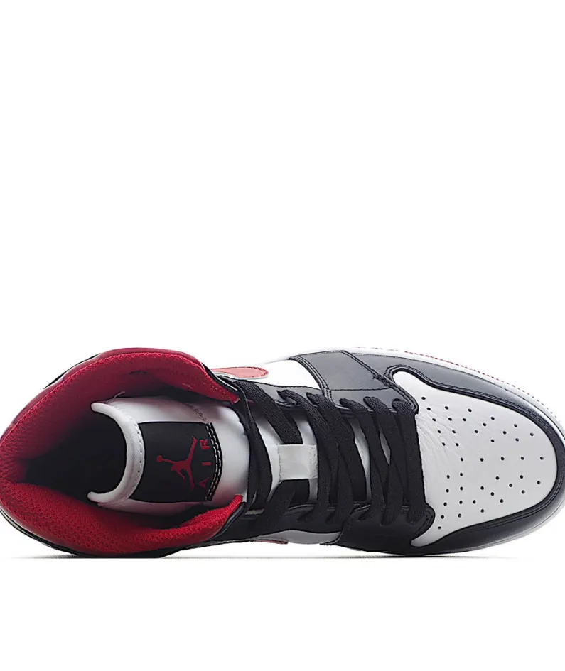 Air Jordan 1 Mid 'Black Gym Red'