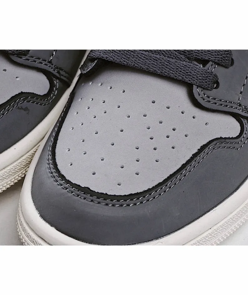 Wmns Air Jordan 1 Mid 'Iron Grey Onyx'