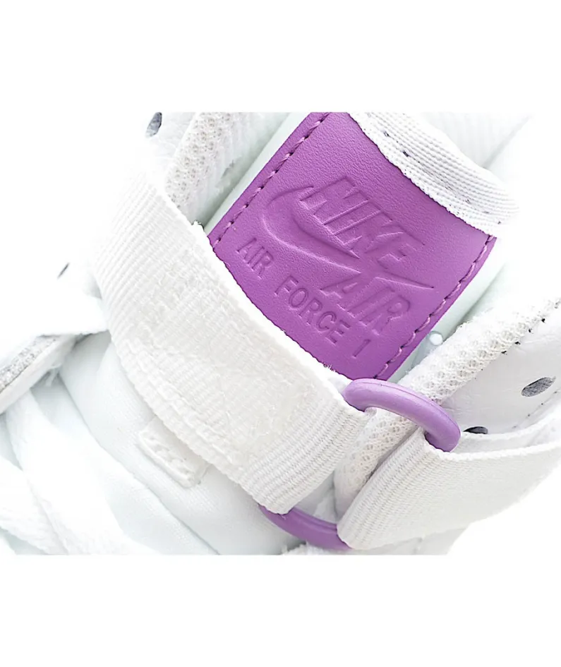 Nike Air Force 1 High '07 White and Purple High Top