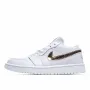 Wmns Air Jordan 1 Retro Low 'White Metallic Gold'