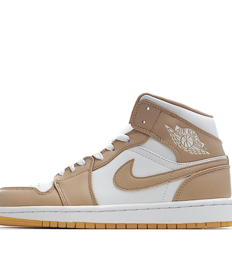 Air Jordan 1 Mid 'Tan Gum'