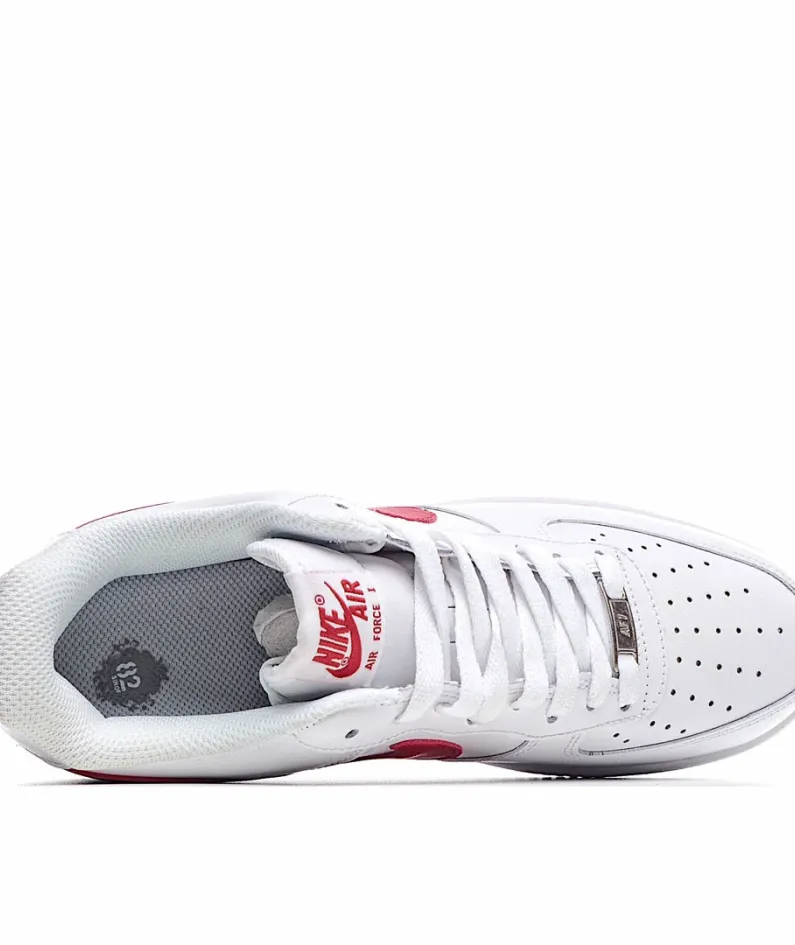 Nike Air Force 1 Low Low Top White Red