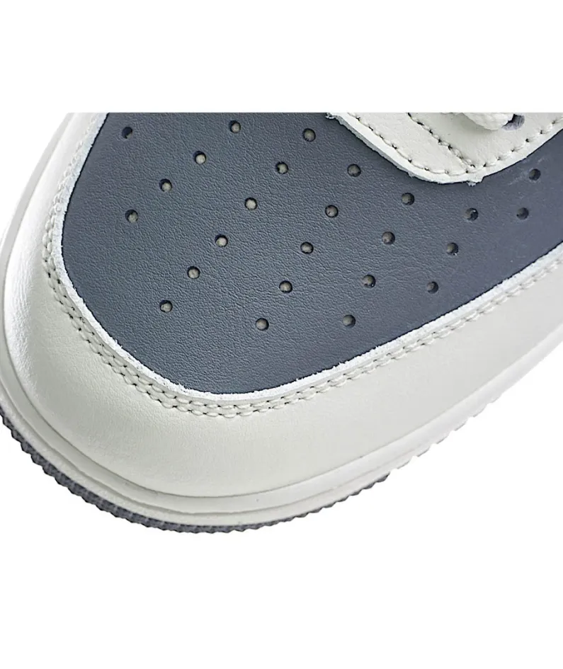 Nike Air Force 1 White and Grey Low Top