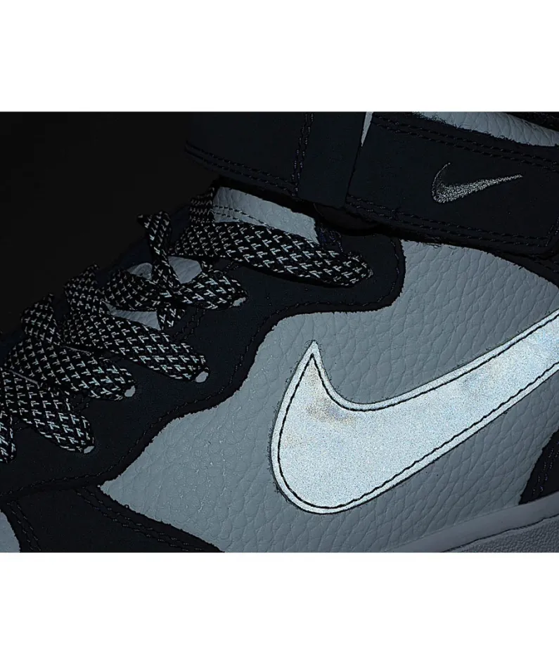Nike Air Force 1 Mid07 Mid-Top Sneakers 3M Reflective Nike Air Force 1 Mid07 Mid-Top Sneakers 3M Reflective