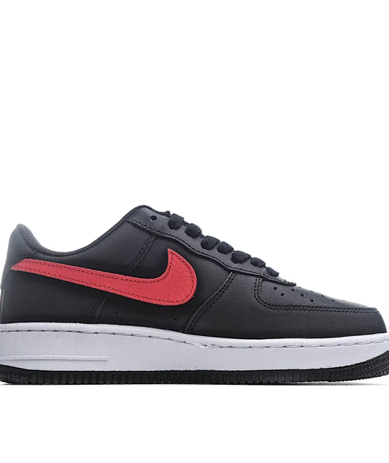 Nike Air Force 107 Low Black Blue Red Low Top
