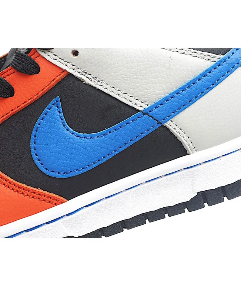 NBA x Nike Dunk Low EMB “Knicks” Black Blue Orange