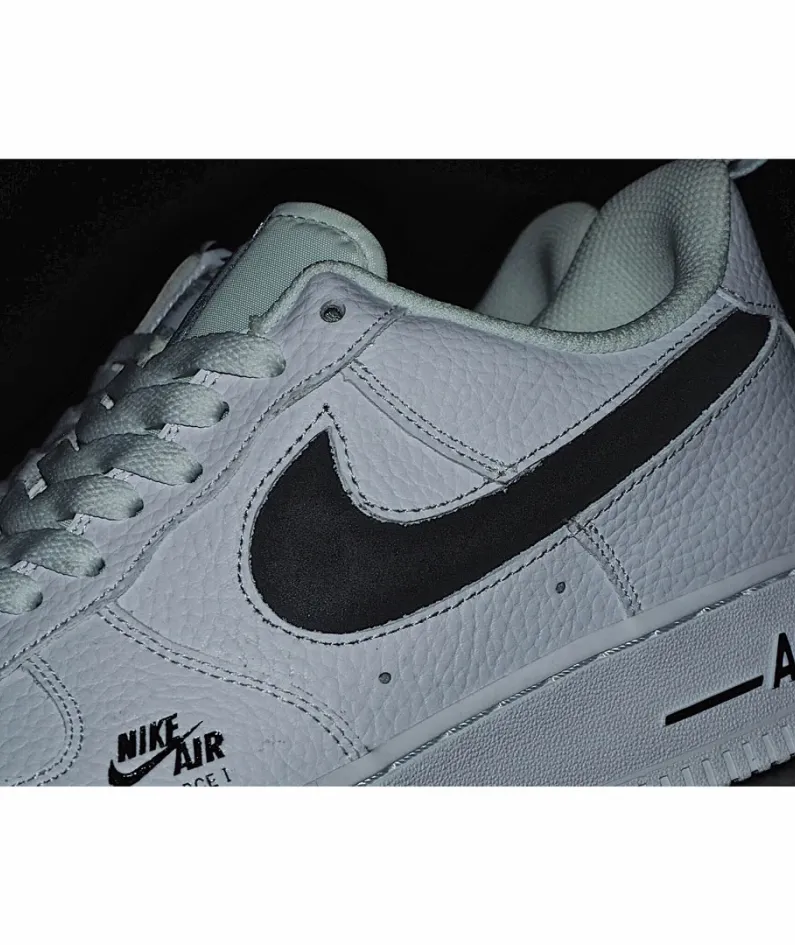 Nike Air Force 1 Low Low Top White and Black 3M Reflective
