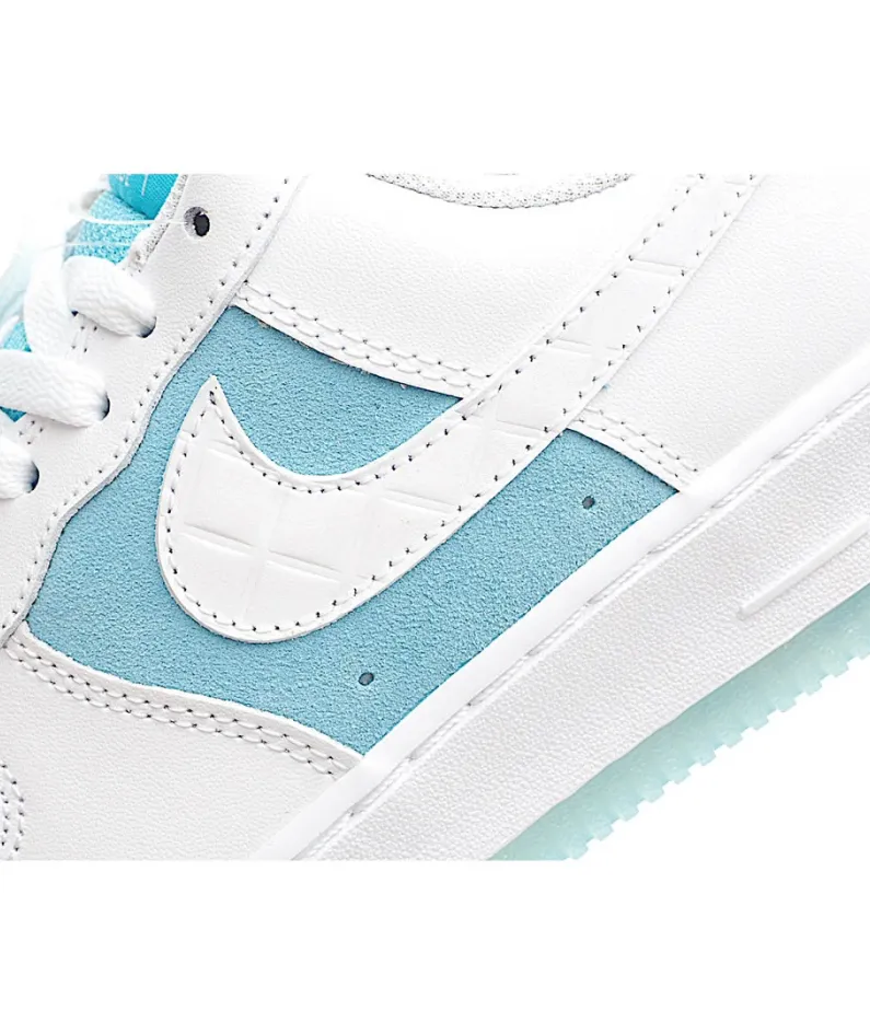Nike Air Force 1 White and Blue
