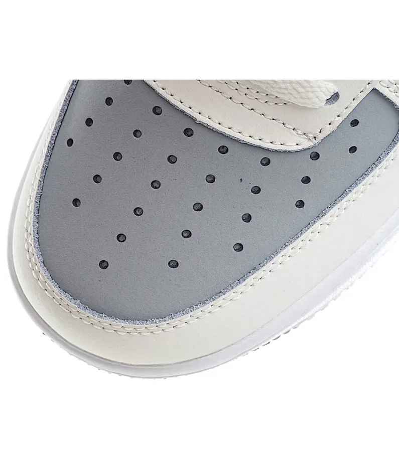 Nike Air Force 1 Low White and Grey Sneakers