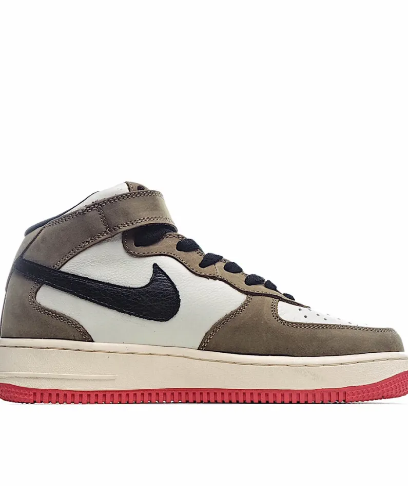 Nike Air Force 1 Mid Brown Sneakers