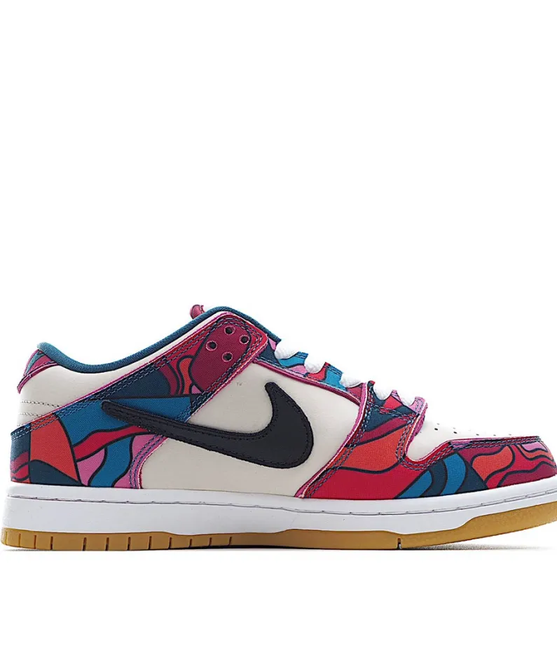 Nike Parra x Nk Dunk SB Low Pro White Blue Red