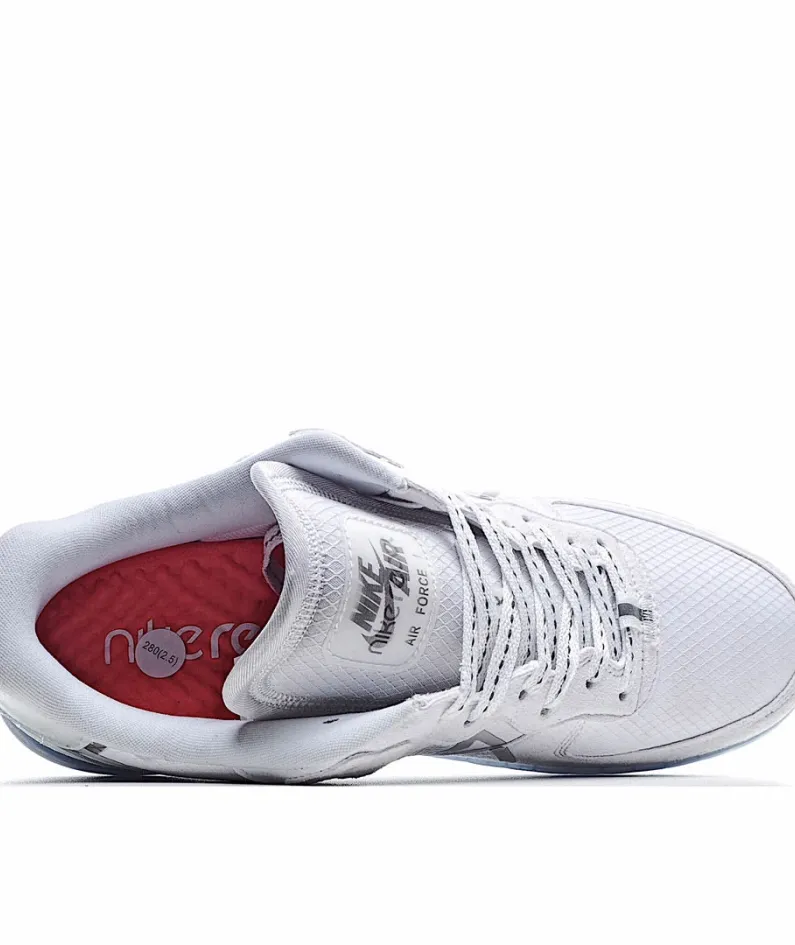 Nike Air Force 1 React QS Light Bone  蓝 