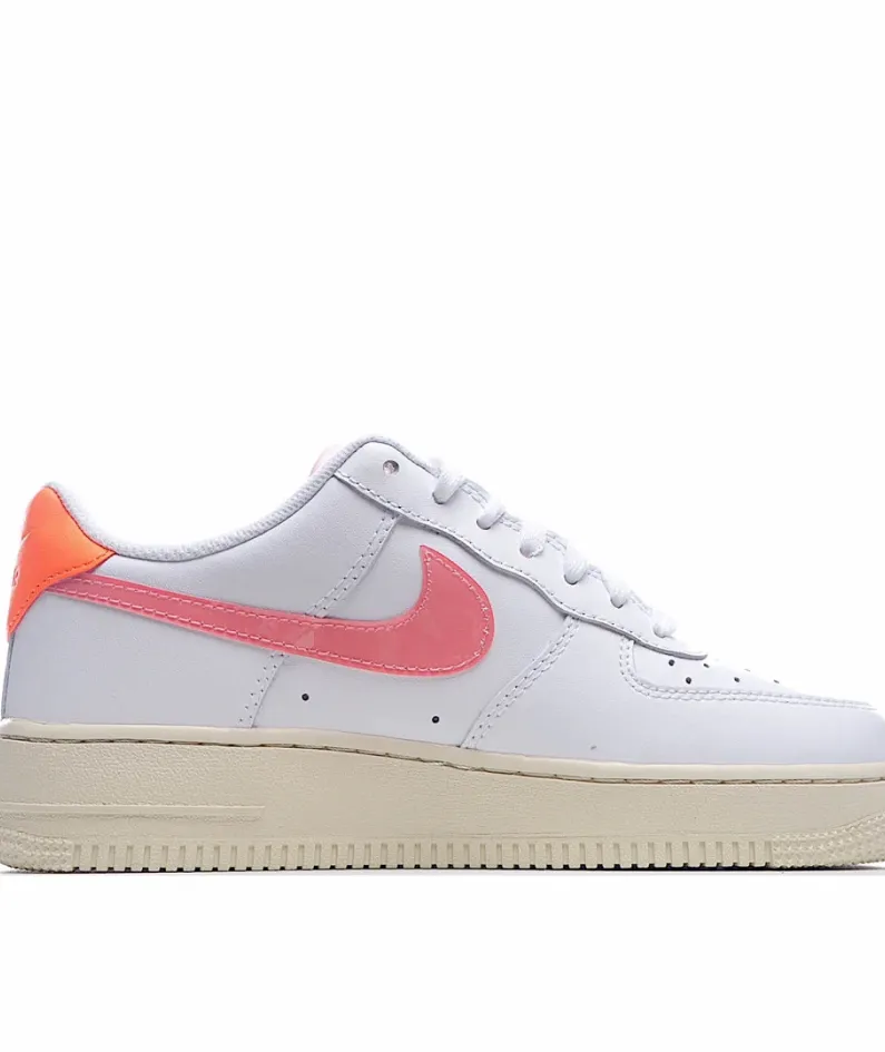 Nike AIR FORCE 107 LOW "White/DigitalPink Coral Pink"