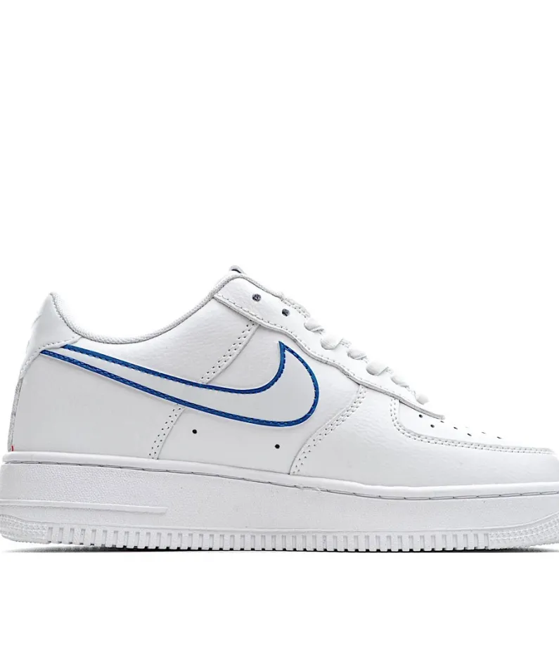 Fragment Design x Nike Air Force 1 Low White and Blue Low Top 3M Reflective