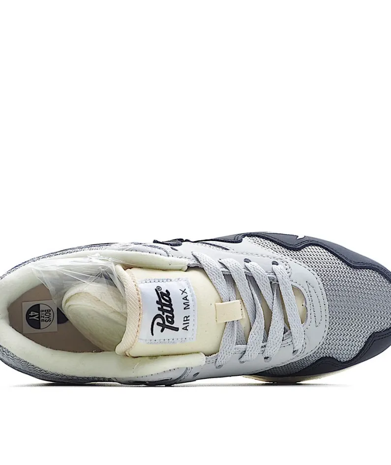 Patta x Nike Air Max 1Monarch Running Shoe Grey Black
