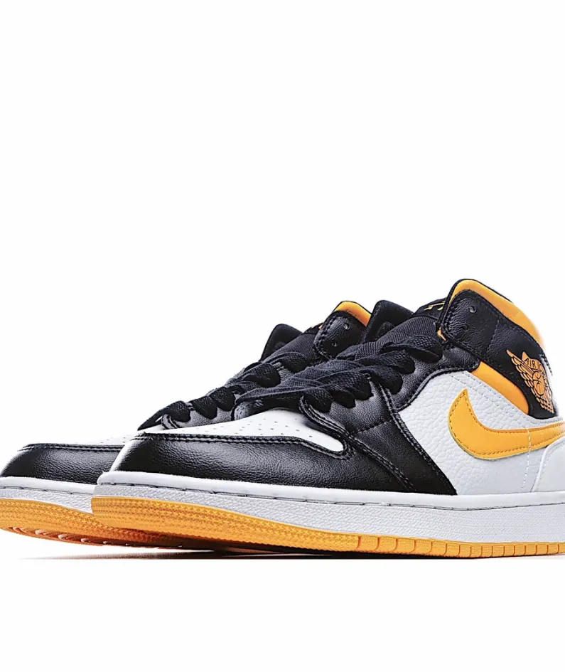 Wmns Air Jordan 1 Mid SE 'White Laser Orange