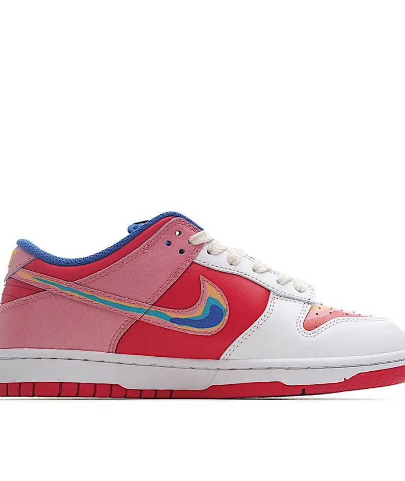 Cactusplantfleamarket x Nike Dunk Low Rainbow Low Top Sneakers