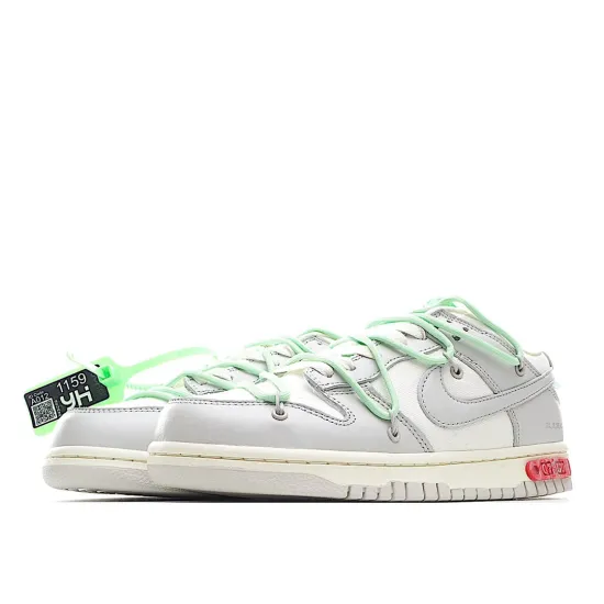 Nike 0ff-White x Nike Dunk Low "02 of 50" OW White Grey